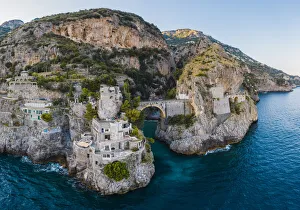 Furore fjord, Amalfi Coast, Gulf of Salerno, Salerno province, Campania, Italy Furore fjord, Amalfi Coast, Gulf of Salerno, Salerno province, Campania, Italy