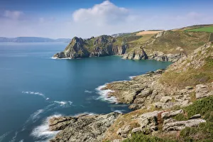 Gammon Head and nearby coastline on a sunny afternoon near Prawle Point, South Hams Gammon Head and nearby coastline on a sunny afternoon near Prawle Point, South Hams