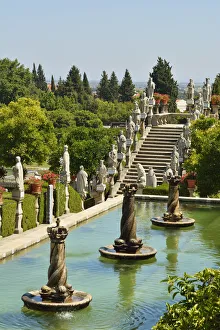 Gardens of the Paco Episcopal of Castelo Branco, founded in the 18th century by the Gardens of the Paco Episcopal of Castelo Branco, founded in the 18th century by the