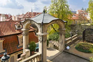 Gazebo at Small Furstenberg Garden by Prague Castle, Mala Strana, Prague, Bohemia, Czech Republic Gazebo at Small Furstenberg Garden by Prague Castle, Mala Strana, Prague, Bohemia, Czech Republic