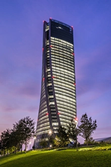 Generali Tower or Hadid Tower, Milan, Lombardy, Italy Generali Tower or Hadid Tower, Milan, Lombardy, Italy