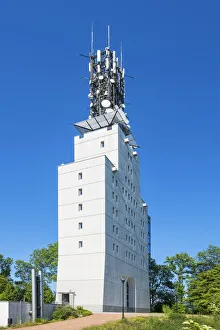 German-french meeting place Schaumberg tower on the Schaumberg at Tholey, Saarland German-french meeting place Schaumberg tower on the Schaumberg at Tholey, Saarland