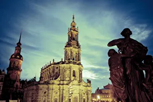 Germany, Saxony, Dresden, Old Town, Hofkirche Germany, Saxony, Dresden, Old Town, Hofkirche