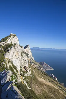 Gibraltar, View of Gibraltar rock and Caltalan Bay Gibraltar, View of Gibraltar rock and Caltalan Bay