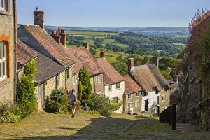 Gold Hill, Shaftsebury, Dorset, England, UK Gold Hill, Shaftsebury, Dorset, England, UK
