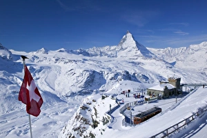 Valais Alps Scenery Prints: Gornergrat Mountain