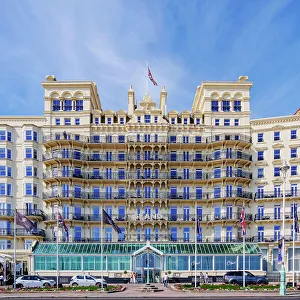 Iconic British Landmarks Prints: The Grand Hotel, Brighton, City of Brighton and Hove, East Sussex, England, United Kingdom