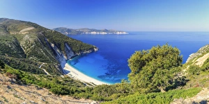 Greece, Ionian Islands, Kefalonia, Myrtos Beach Greece, Ionian Islands, Kefalonia, Myrtos Beach