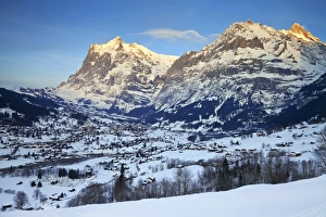Wetterhorn Mountain Print, Grindelwald Region