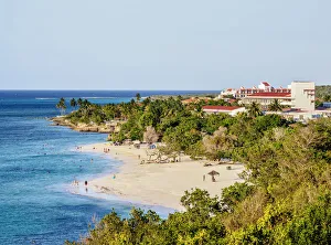 Guardalavaca Beach Elevated View Print
