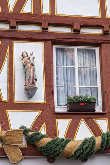 Half-timbered building, Mainz, Rhineland-Palatinate, Germany Half-timbered building, Mainz, Rhineland-Palatinate, Germany