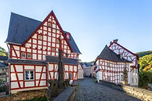 Half-timbered houses at Monreal, Eifel, Rhineland-Palatinate, Germany Half-timbered houses at Monreal, Eifel, Rhineland-Palatinate, Germany