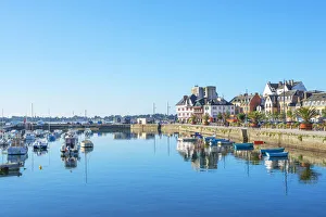 Harbor of Concarneau, Finistere, Brittany, France Harbor of Concarneau, Finistere, Brittany, France