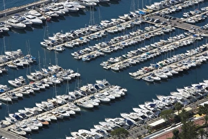 French Riviera Coastline Prints: Harbour Overview