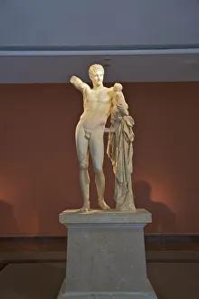 Hermes and the Infant Dionysus at the Archaeological Museum of Olympia, Arcadia, The Hermes and the Infant Dionysus at the Archaeological Museum of Olympia, Arcadia, The