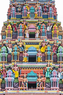 The hindu Kaylasson temple, Port Louis, Port Louis district, Mauritius, Africa The hindu Kaylasson temple, Port Louis, Port Louis district, Mauritius, Africa