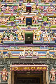 Hindu Temple, Victoria, Mahe, Seychelles Hindu Temple, Victoria, Mahe, Seychelles