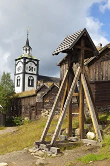 The historic mining town of Roros, Roros, Sor-Trondelag County, Gauldal District, Norway The historic mining town of Roros, Roros, Sor-Trondelag County, Gauldal District, Norway