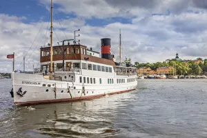 Historic steamship in Stockholm harbor, Sweden Historic steamship in Stockholm harbor, Sweden