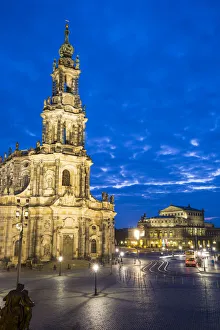 Hofkirche & Opera House, Dresden, Saxony, Germany Hofkirche & Opera House, Dresden, Saxony, Germany
