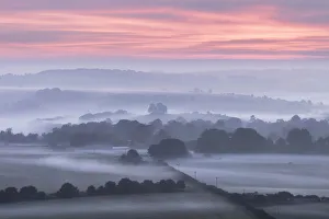 Horse Hill, Berwick St. John, from Win Green Hill, Cranborne Chase, Wiltshire, England Horse Hill, Berwick St. John, from Win Green Hill, Cranborne Chase, Wiltshire, England