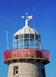 Ireland Coastline Photography Prints: Howth Lighthouse, detailed view, Howth, County Dublin, Ireland