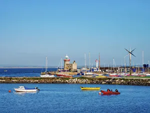 Irish Landmarks Prints: Howth Lighthouse and Harbour, Howth, County Dublin, Ireland