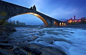 Hunchbacked Devil Bridge Print, Bobbio, Italy