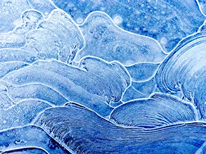 Ice Patterns, Lake District National Park, Cumbria, England Ice Patterns, Lake District National Park, Cumbria, England