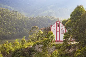 India, Kerala, Munnar, Tea estate church India, Kerala, Munnar, Tea estate church