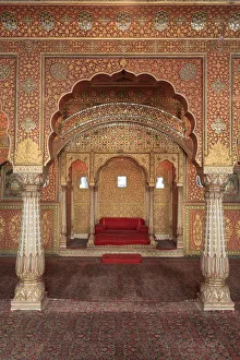 India, Rajasthan, Bikaner, Junagahr Fort, Anup Mahal Hall India, Rajasthan, Bikaner, Junagahr Fort, Anup Mahal Hall