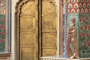 India, Rajasthan, Jaipur, City Palace, Lotus Gate India, Rajasthan, Jaipur, City Palace, Lotus Gate