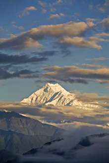 India, Sikkim, Gangtok, View of Kanchenjunga, Kangchendzonga range from Ganesh Tok India, Sikkim, Gangtok, View of Kanchenjunga, Kangchendzonga range from Ganesh Tok
