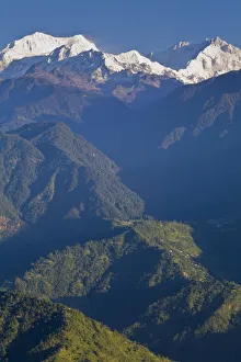 India, Sikkim, Pelling, Upper Pelling, Kanchenjunga, Kangchendzonga range India, Sikkim, Pelling, Upper Pelling, Kanchenjunga, Kangchendzonga range