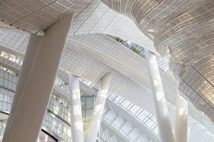 Interior of West Kowloon High Speed Rail Station, West Kowloon, Hong Kong Interior of West Kowloon High Speed Rail Station, West Kowloon, Hong Kong