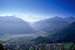 Swiss Alps Tourism Prints: Interlaken