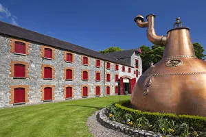 County Cork Landmarks Prints: Ireland, County Cork, Midleton, Jameson Irish Whiskey Distillery, massive copper