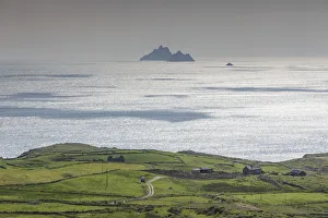Ireland, County Kerry, Ring of Kerry, coastal landscape along the western shore of Ireland, County Kerry, Ring of Kerry, coastal landscape along the western shore of