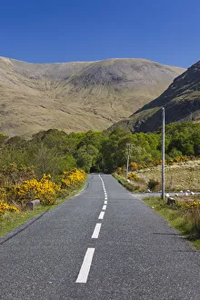 Ireland, County Mayo, Doolough Valley, country road R 335 Ireland, County Mayo, Doolough Valley, country road R 335