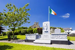 Ireland, County Roscommon, Ballinlough. A war memorial dedicated to the resistance Ireland, County Roscommon, Ballinlough. A war memorial dedicated to the resistance