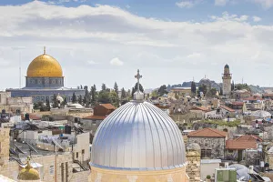 Israel, Jerusalem, View of Dome of the Rock and the Old Town Israel, Jerusalem, View of Dome of the Rock and the Old Town