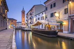 Italy, Emilia Romagna, Comacchio, Torre dell'Orologio Italy, Emilia Romagna, Comacchio, Torre dell'Orologio