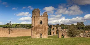 Italy, Lazio, Rome, Ancient Appian Way, Villa de Massenzio Italy, Lazio, Rome, Ancient Appian Way, Villa de Massenzio