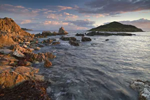 Italy, Sardinia, The small island of Campionna at sunset Italy, Sardinia, The small island of Campionna at sunset