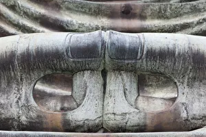 Japan, Tokyo, Kamakura, Kotokuin Temple, The Great Buddha, Hand Detail Japan, Tokyo, Kamakura, Kotokuin Temple, The Great Buddha, Hand Detail