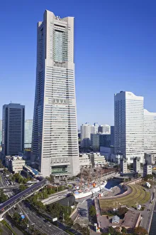 Japan, Tokyo, Yokohama, Minatomirai Area, Landmark Tower Building Japan, Tokyo, Yokohama, Minatomirai Area, Landmark Tower Building