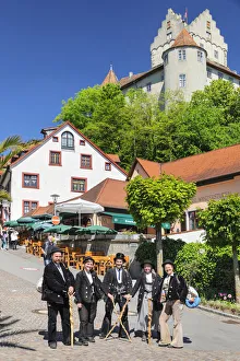 Journeymen on the road, Meersburg, Upper Swabia, Baden-WAA¼rttemberg, Germany Journeymen on the road, Meersburg, Upper Swabia, Baden-WAA¼rttemberg, Germany