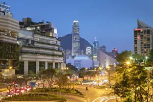 K11 Atelier and Hong Kong Island skyline at dusk, Tsim Sha Tsui, Kowloon, Hong Kong K11 Atelier and Hong Kong Island skyline at dusk, Tsim Sha Tsui, Kowloon, Hong Kong