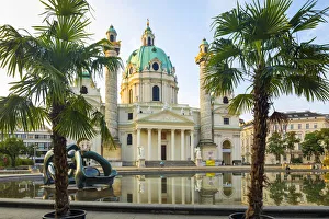 Karlskirche (Charles Church), Vienna, Austria Karlskirche (Charles Church), Vienna, Austria