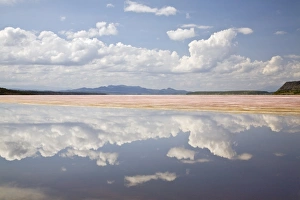 Kenya Print: Lake Magadi Alkaline Landscape